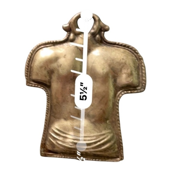 Vintage Ex Voto Back Kidneys Shoulders Sacred Tattoo Italy pendant. Millagre - Picture 5 of 5